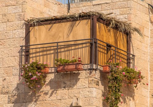a balcony sukkah